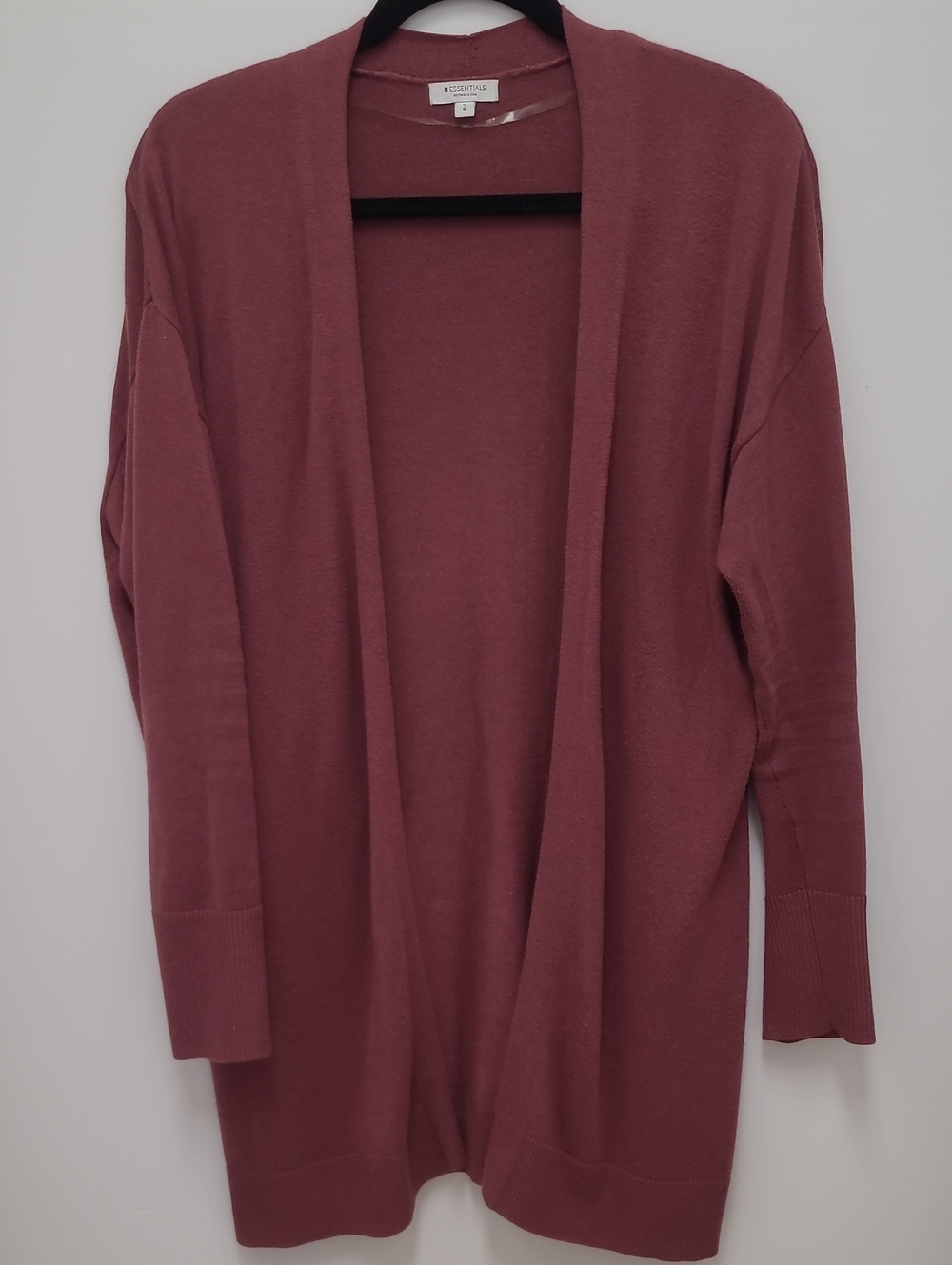 R Essentials Women's Open-Front Cardigan Sweater - Rosewood